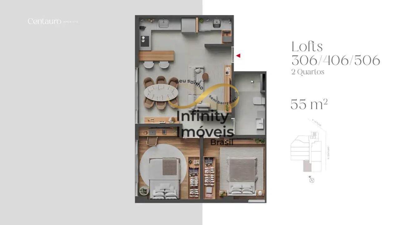 Apartamento, 2 quartos, 55 m² - Foto 32