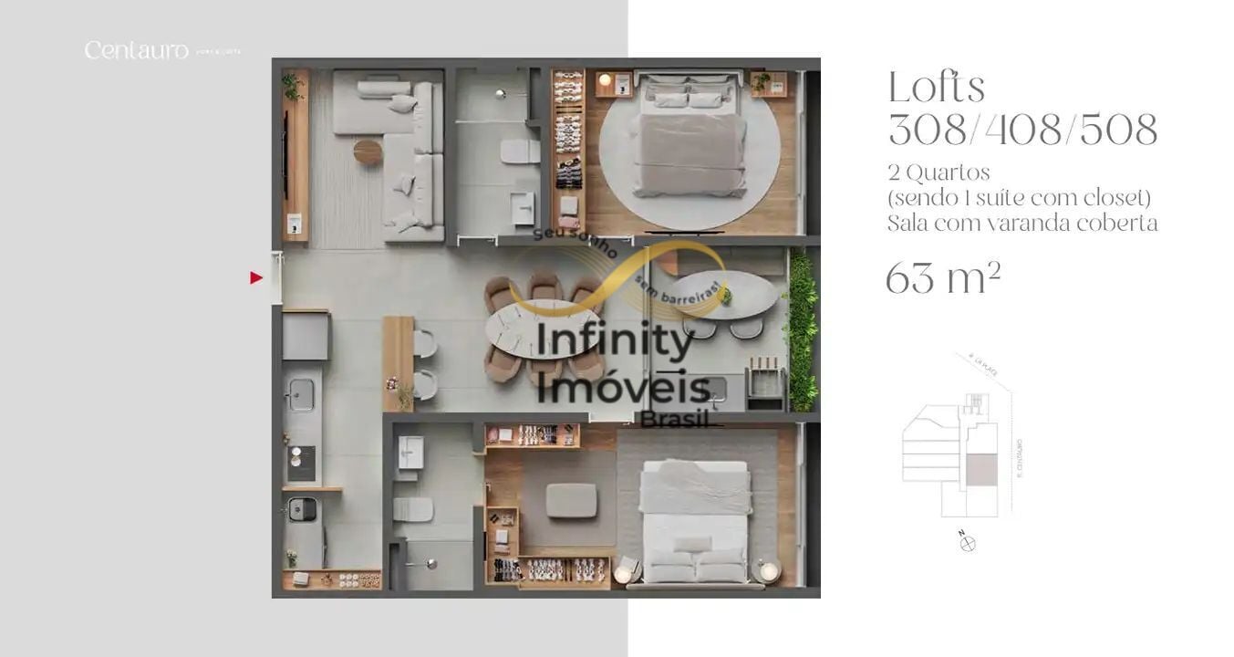 Apartamento, 2 quartos, 55 m² - Foto 33