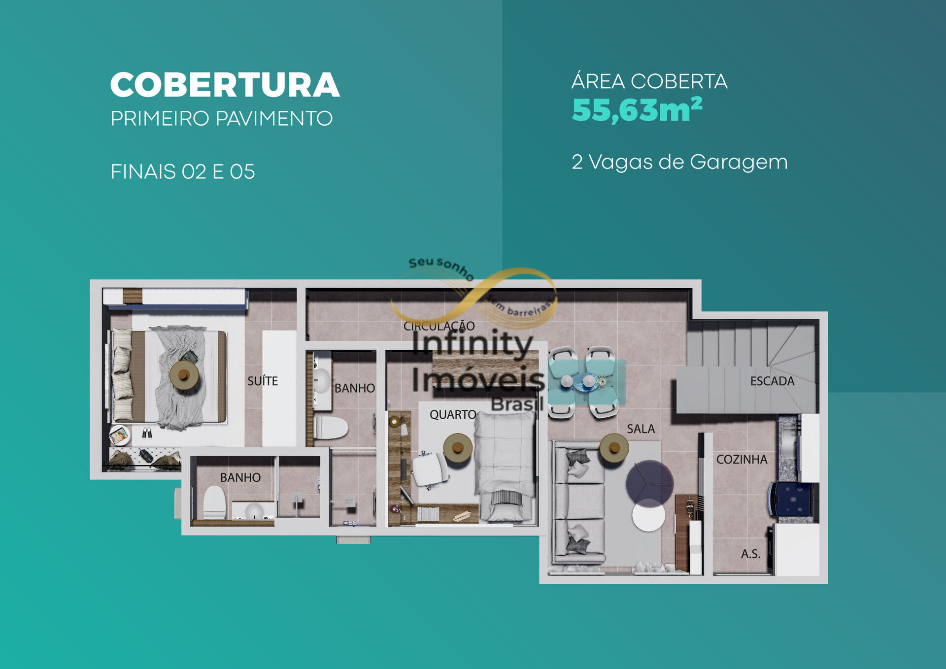 Apartamento, 2 quartos, 55 m² - Foto 28
