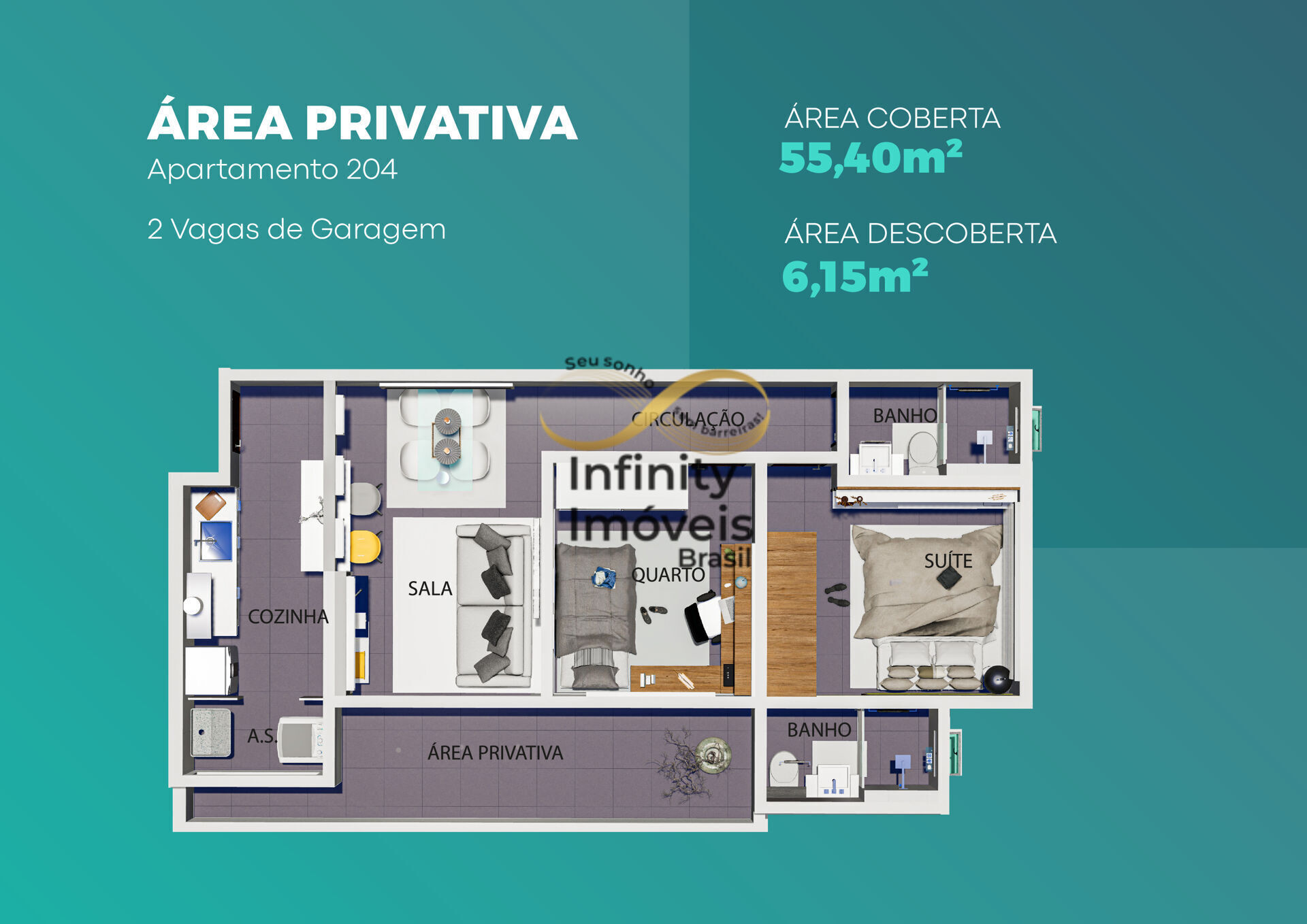 Apartamento, 2 quartos, 55 m² - Foto 20