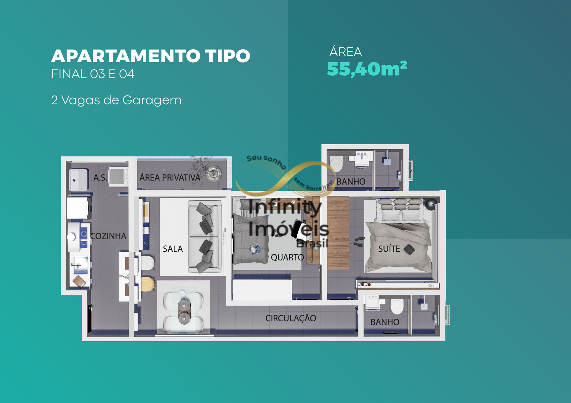 Apartamento, 2 quartos, 55 m² - Foto 25