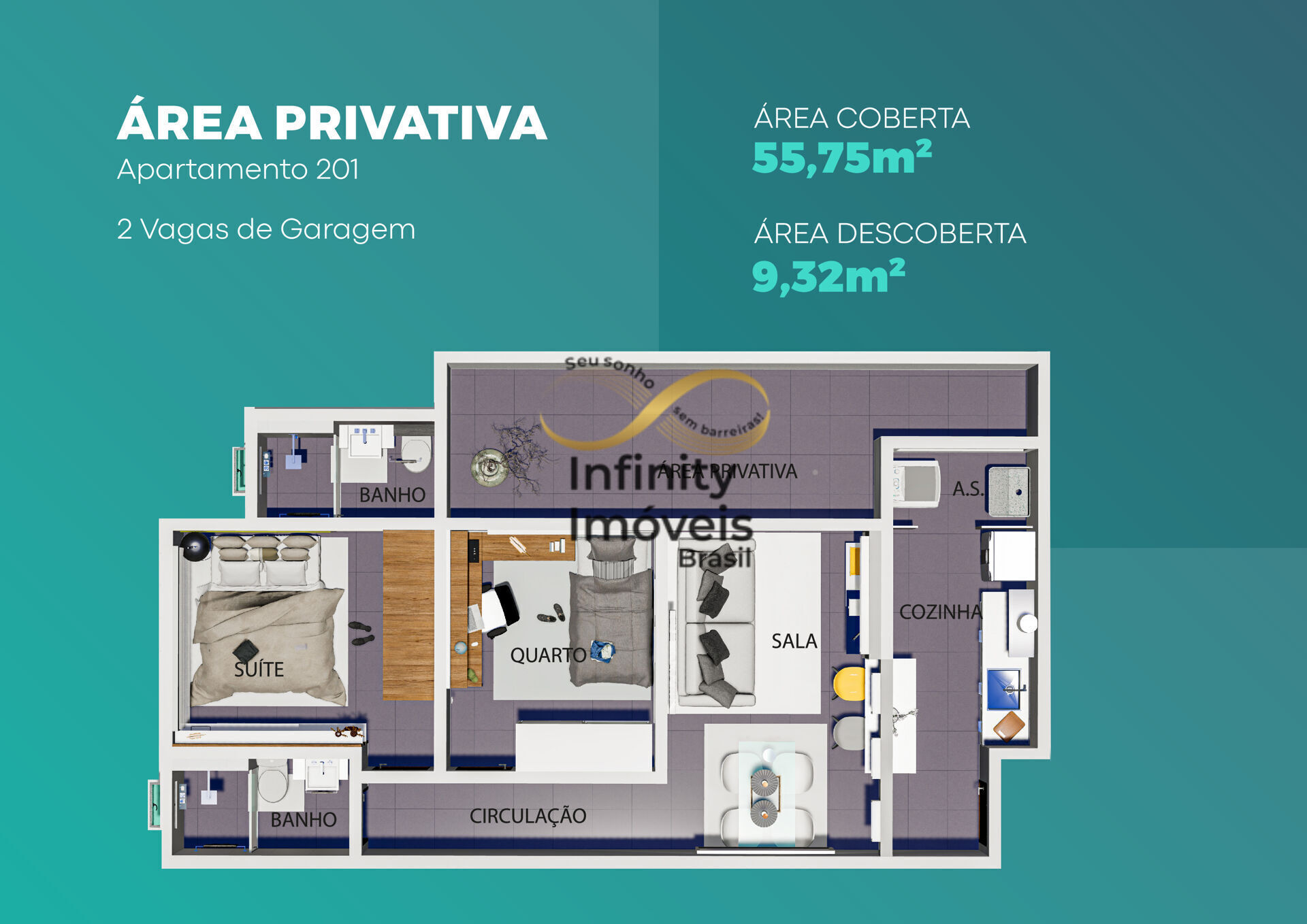 Apartamento, 2 quartos, 55 m² - Foto 17