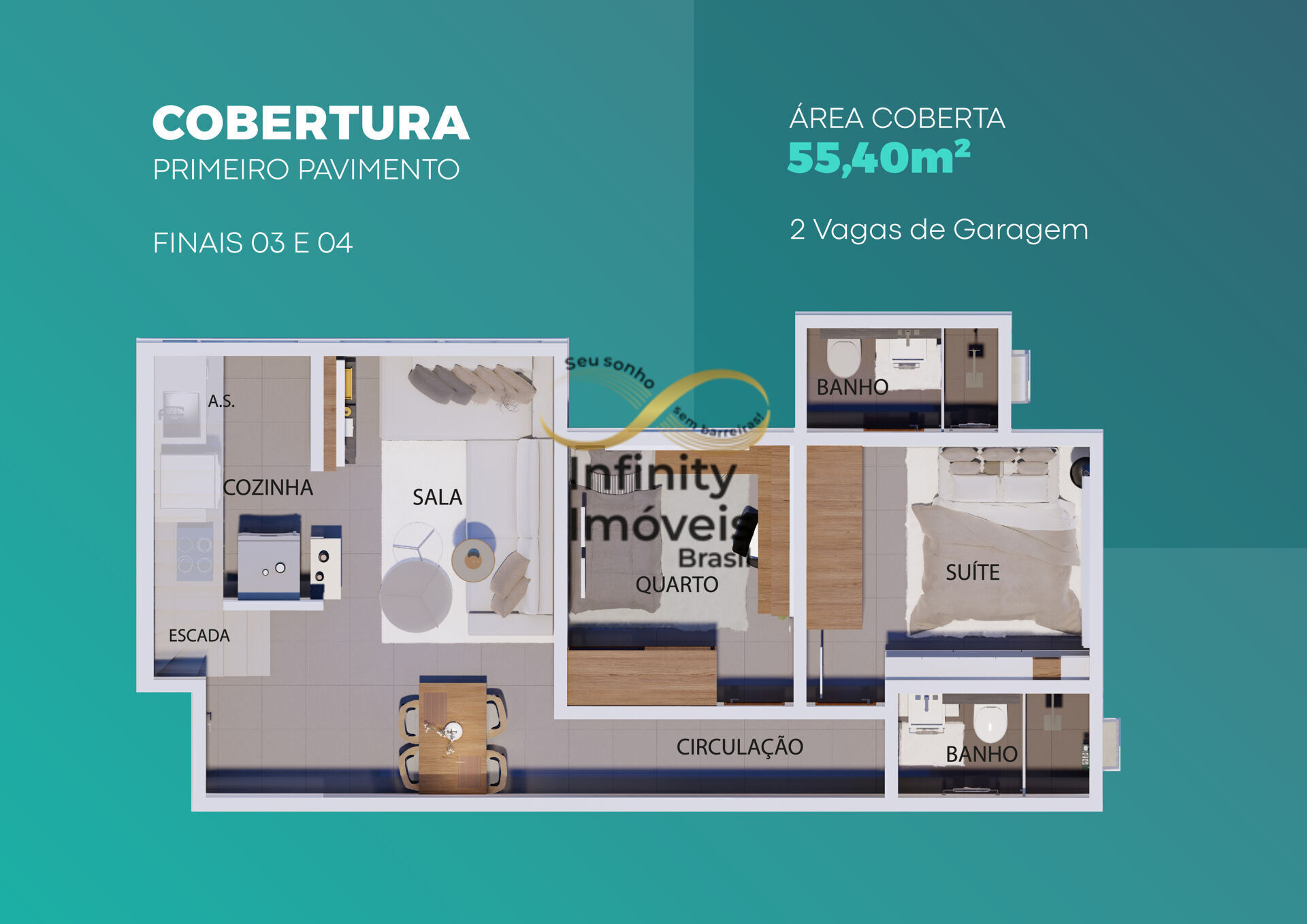 Apartamento, 2 quartos, 55 m² - Foto 30