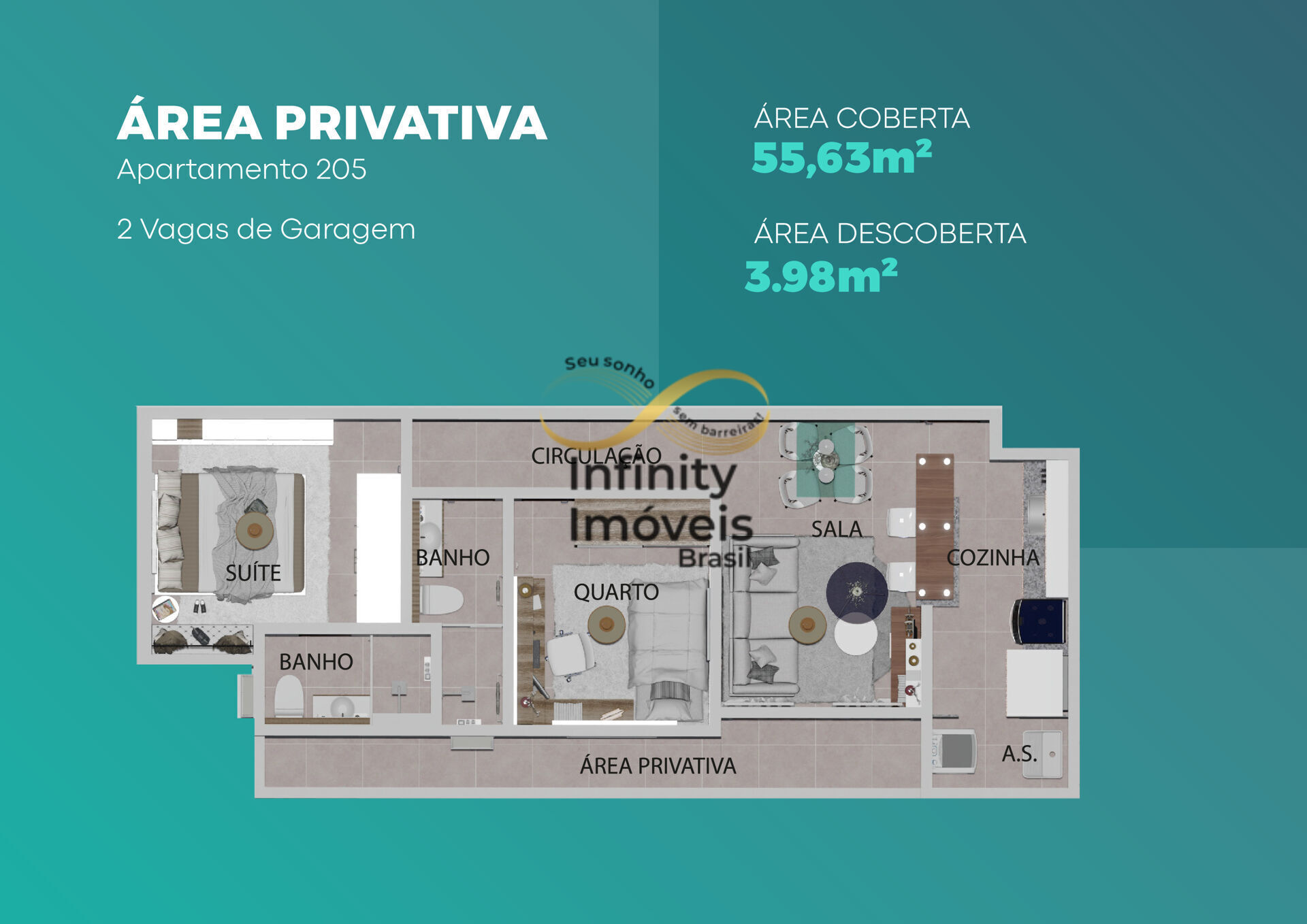 Apartamento, 2 quartos, 55 m² - Foto 21