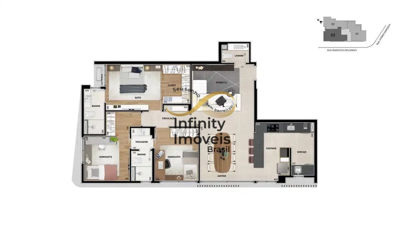 Apartamento, 3 quartos, 97 m² - Foto 29