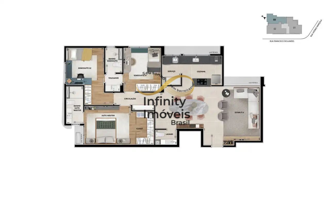 Apartamento, 3 quartos, 97 m² - Foto 32