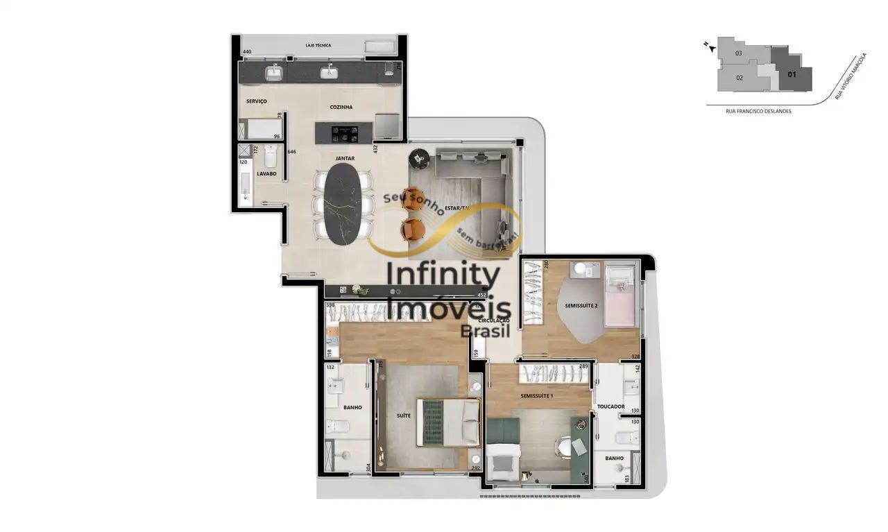 Apartamento, 3 quartos, 97 m² - Foto 34