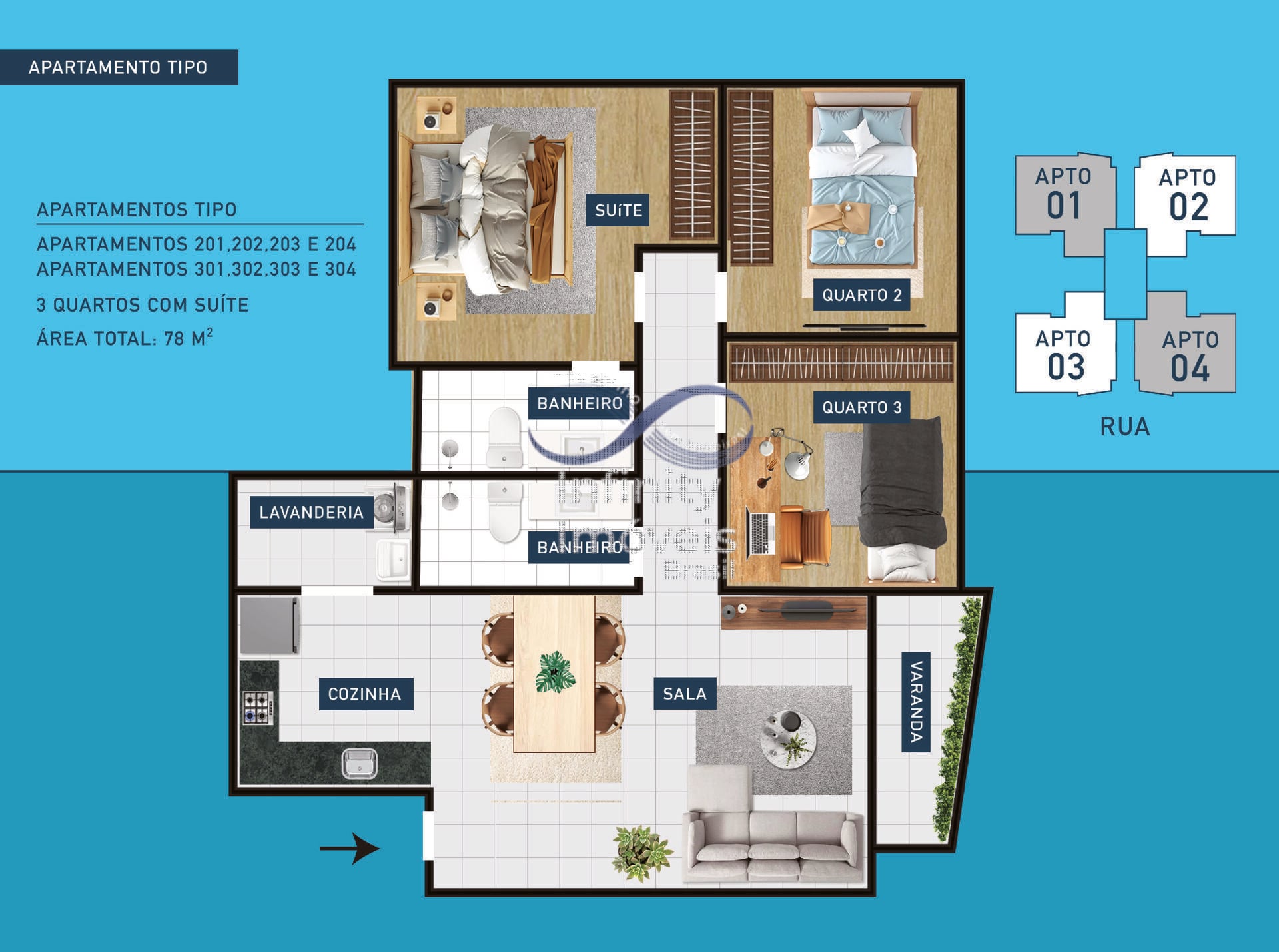 Cobertura, 3 quartos, 148 m² - Foto 12