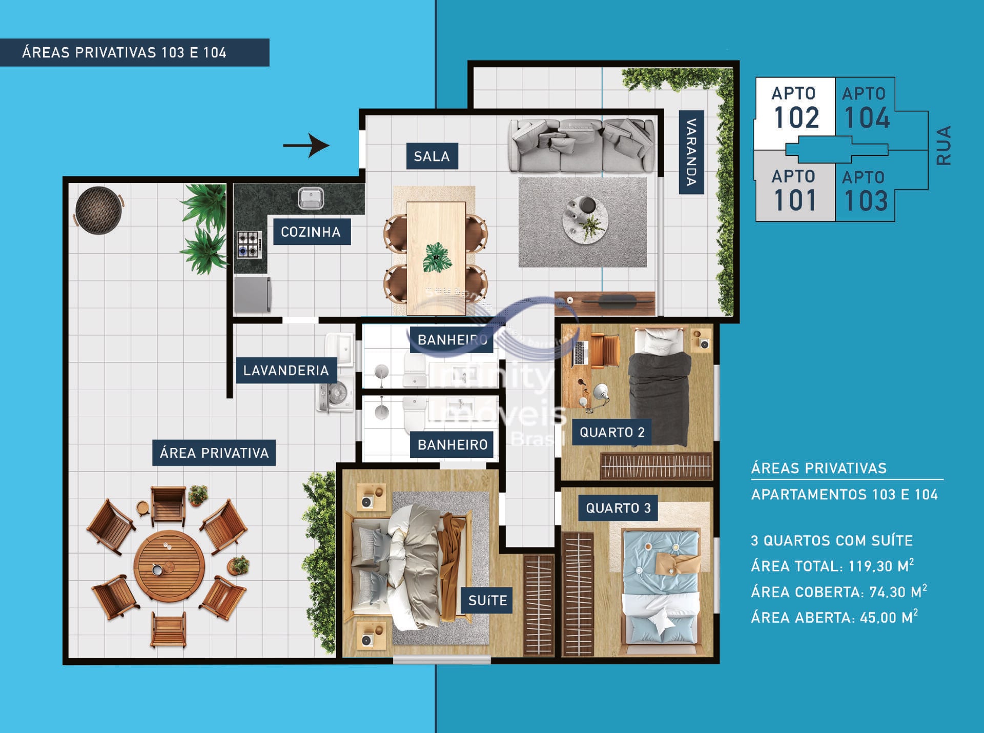 Cobertura, 3 quartos, 148 m² - Foto 11