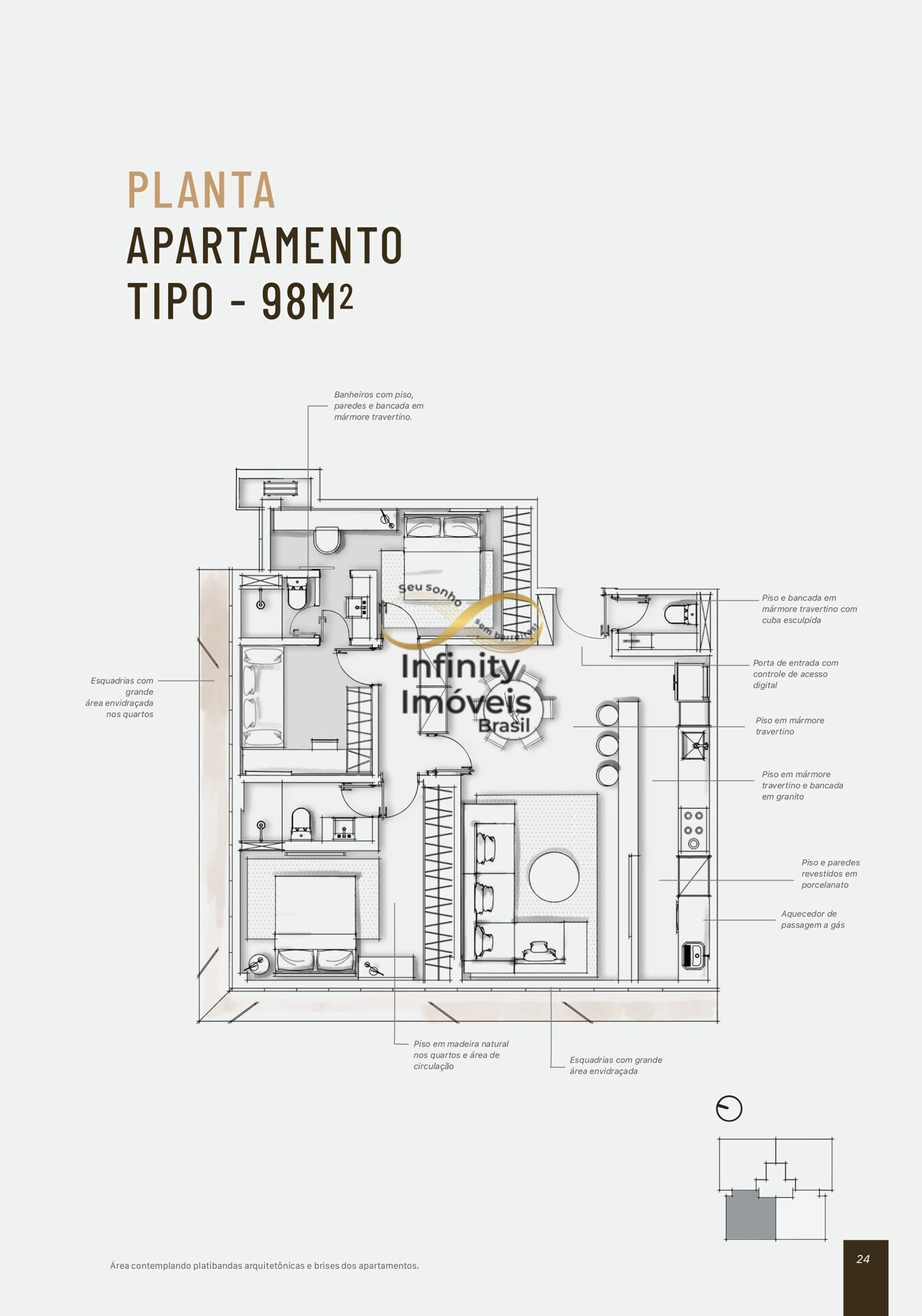 Apartamento, 3 quartos, 106 m² - Foto 20