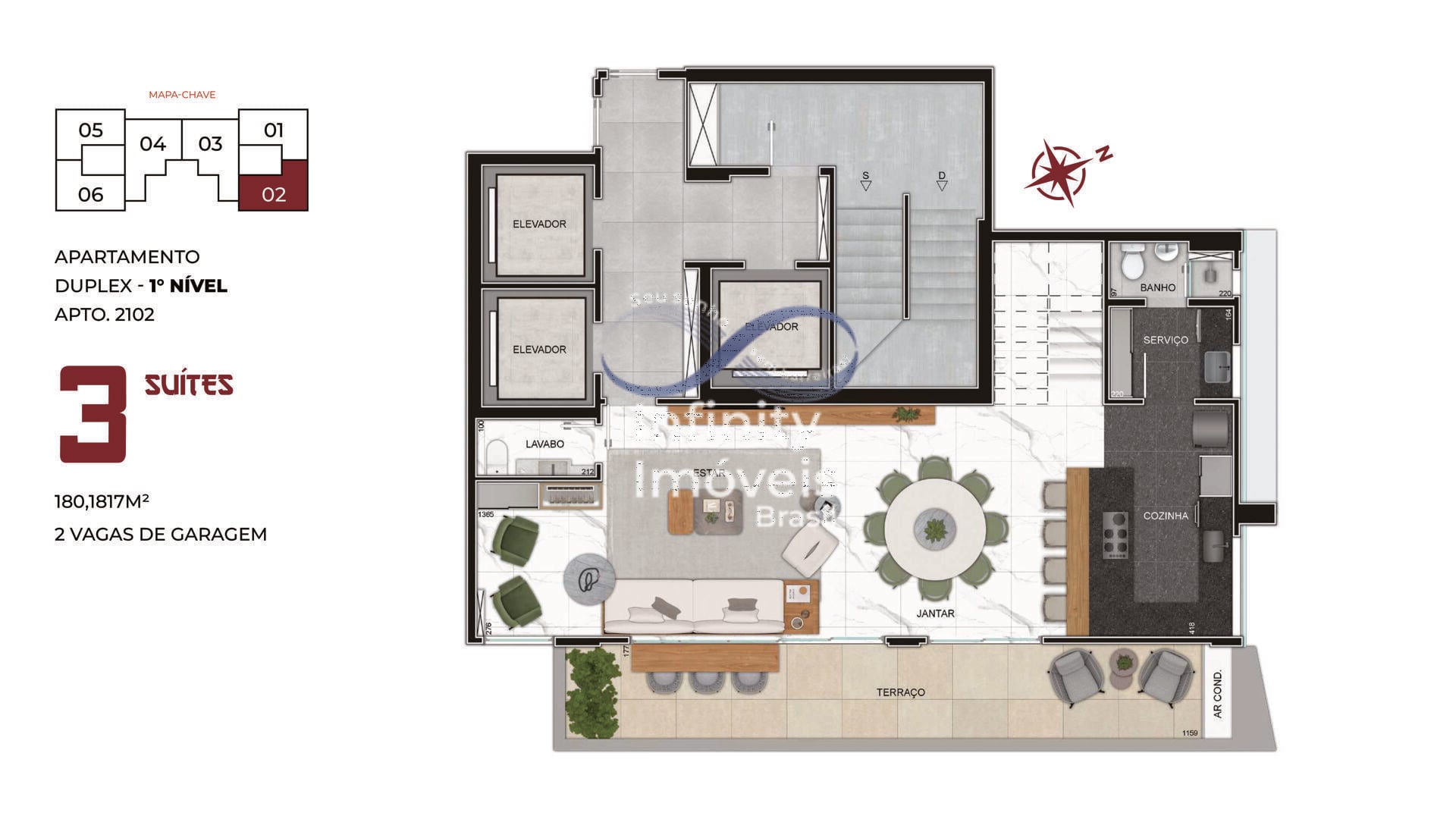 Apartamento, 3 quartos, 178 m² - Foto 43