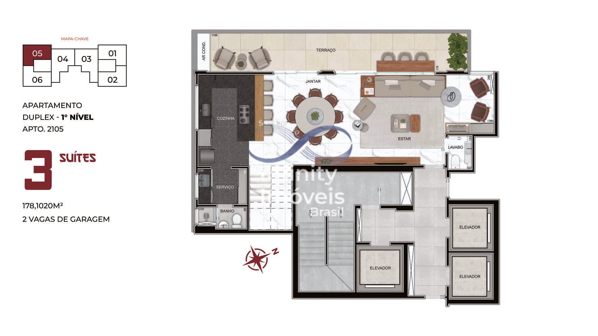 Apartamento, 3 quartos, 178 m² - Foto 44