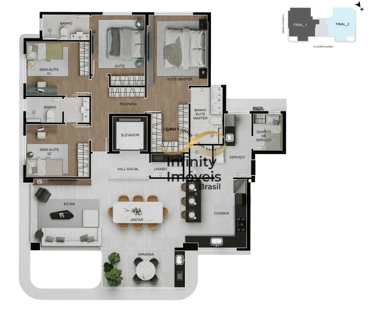 Apartamento, 4 quartos, 340 m² - Foto 31