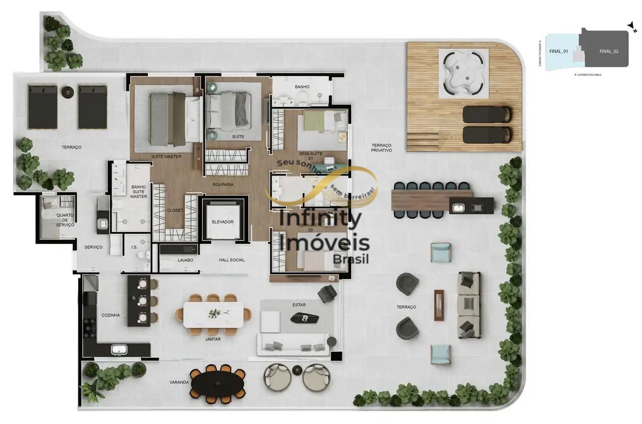 Apartamento, 4 quartos, 340 m² - Foto 36