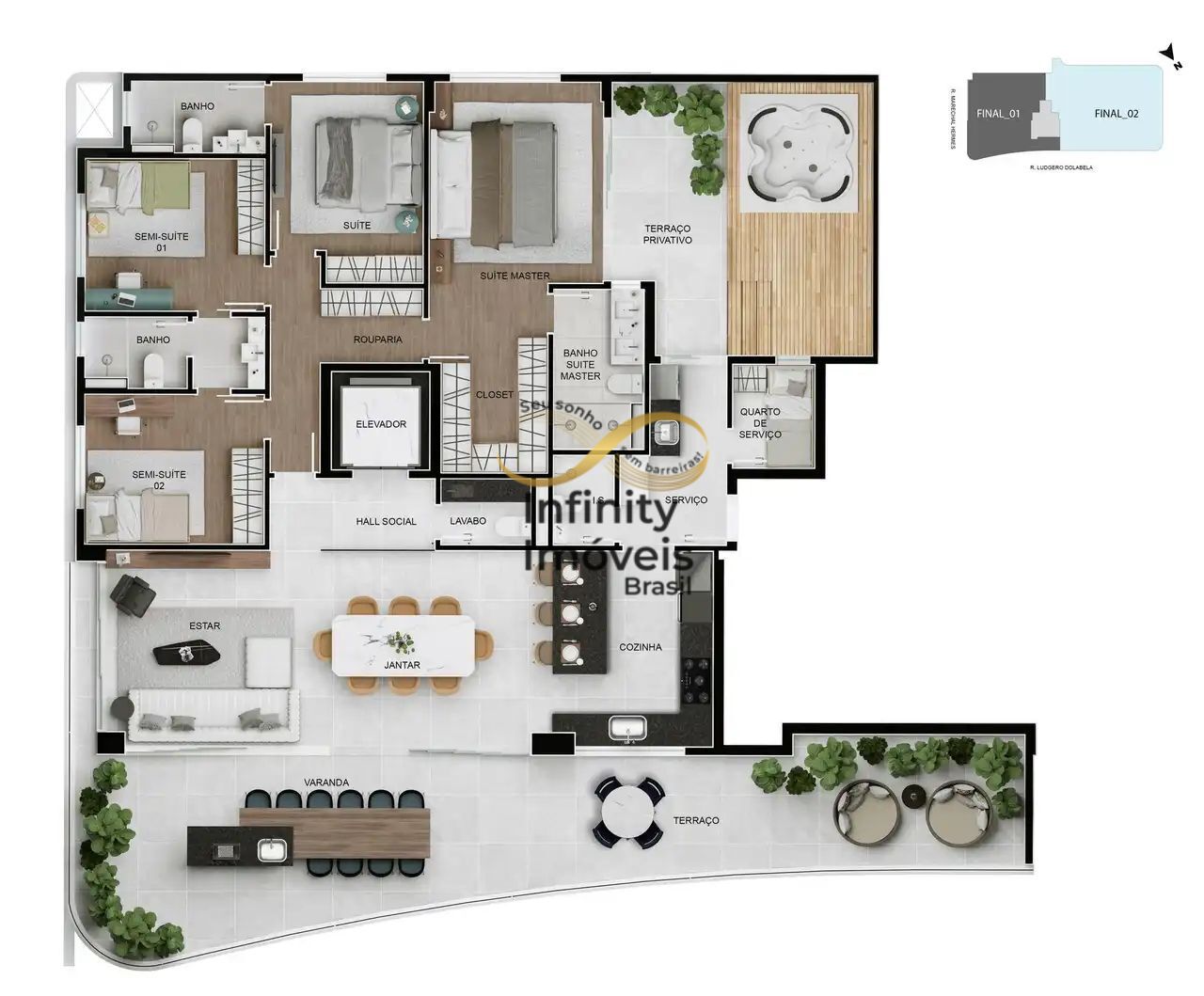 Apartamento, 4 quartos, 340 m² - Foto 34