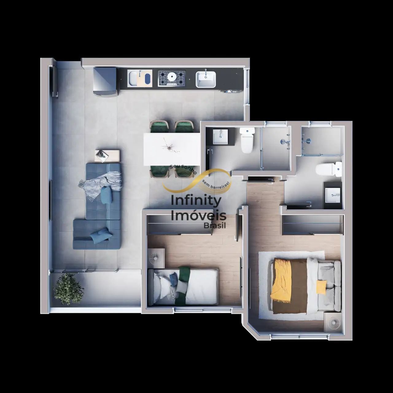 Apartamento, 2 quartos, 55 m² - Foto 24