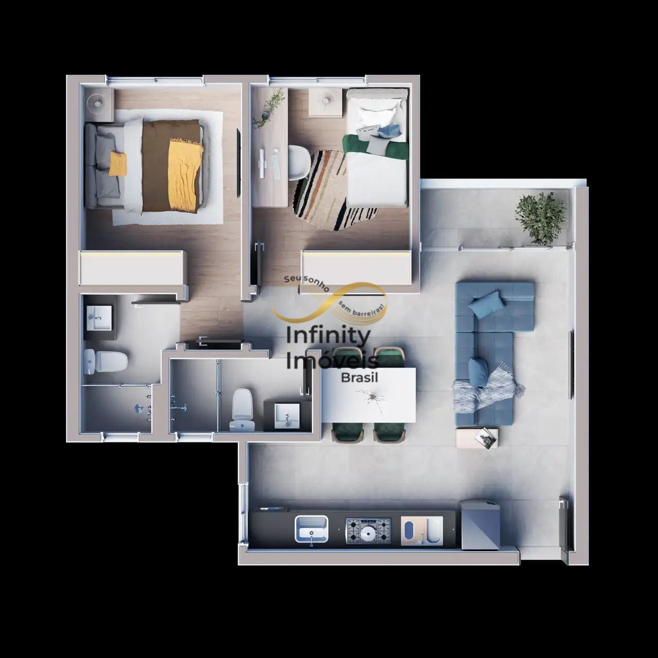 Apartamento, 2 quartos, 55 m² - Foto 20