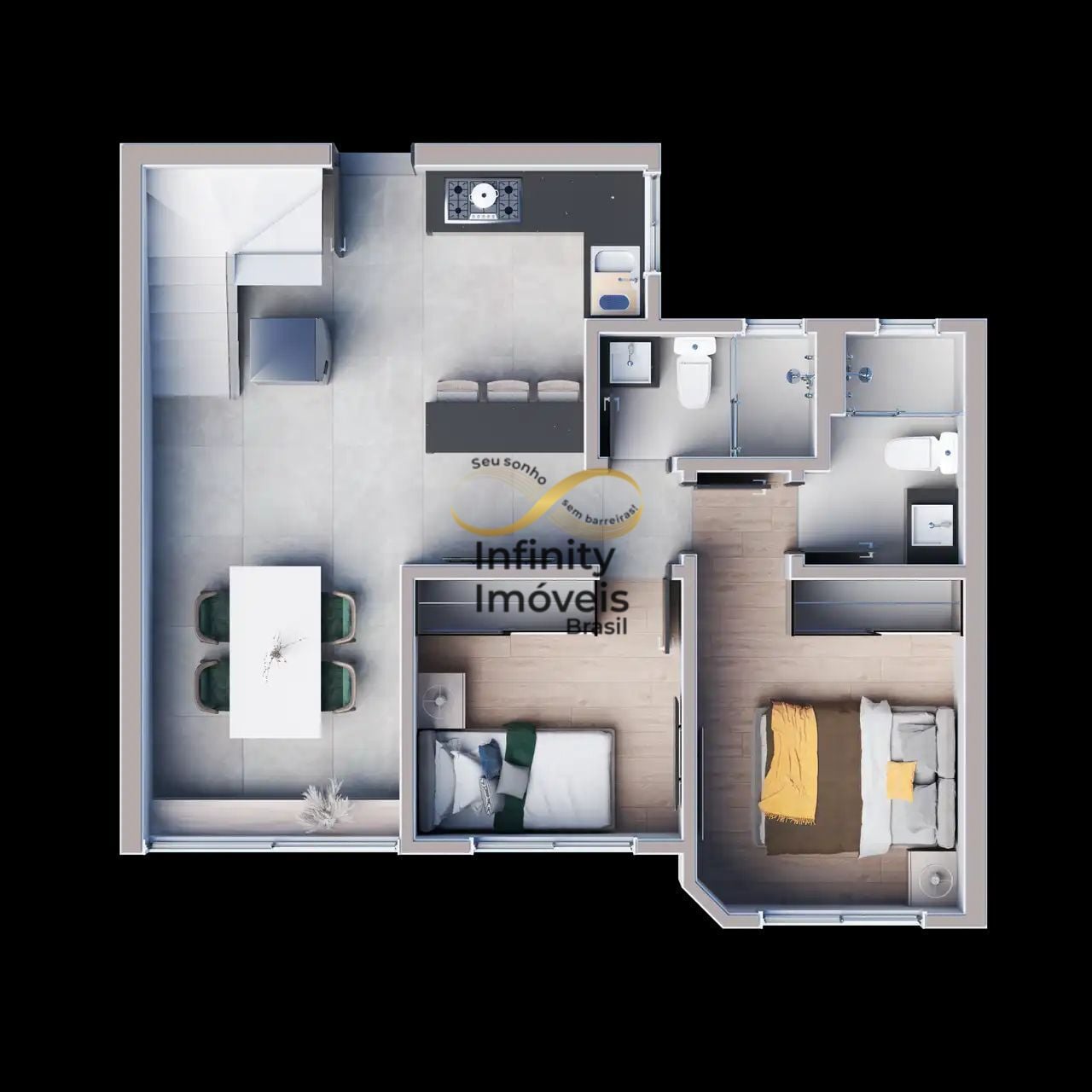 Apartamento, 2 quartos, 55 m² - Foto 25