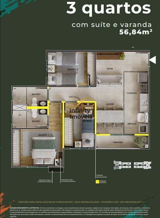 Apartamento, 2 quartos, 44 m² - Foto 24