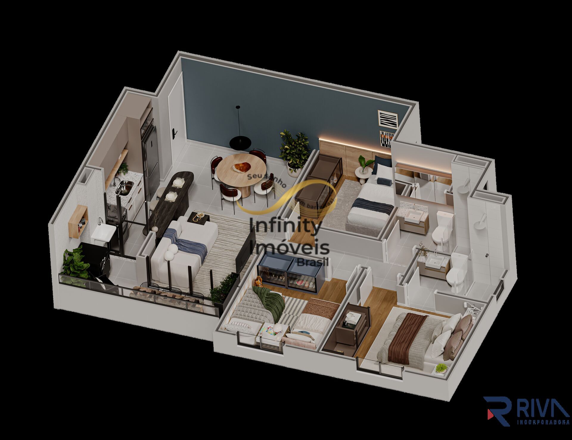 Apartamento, 2 quartos, 51 m² - Foto 25