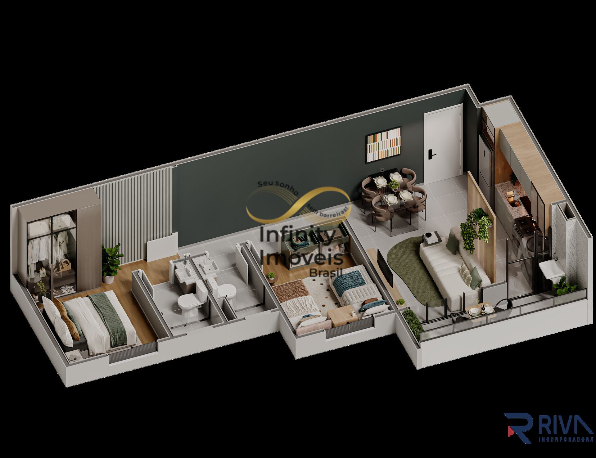 Apartamento, 2 quartos, 51 m² - Foto 23