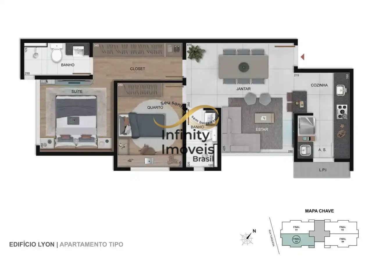 Apartamento, 2 quartos, 35 m² - Foto 23
