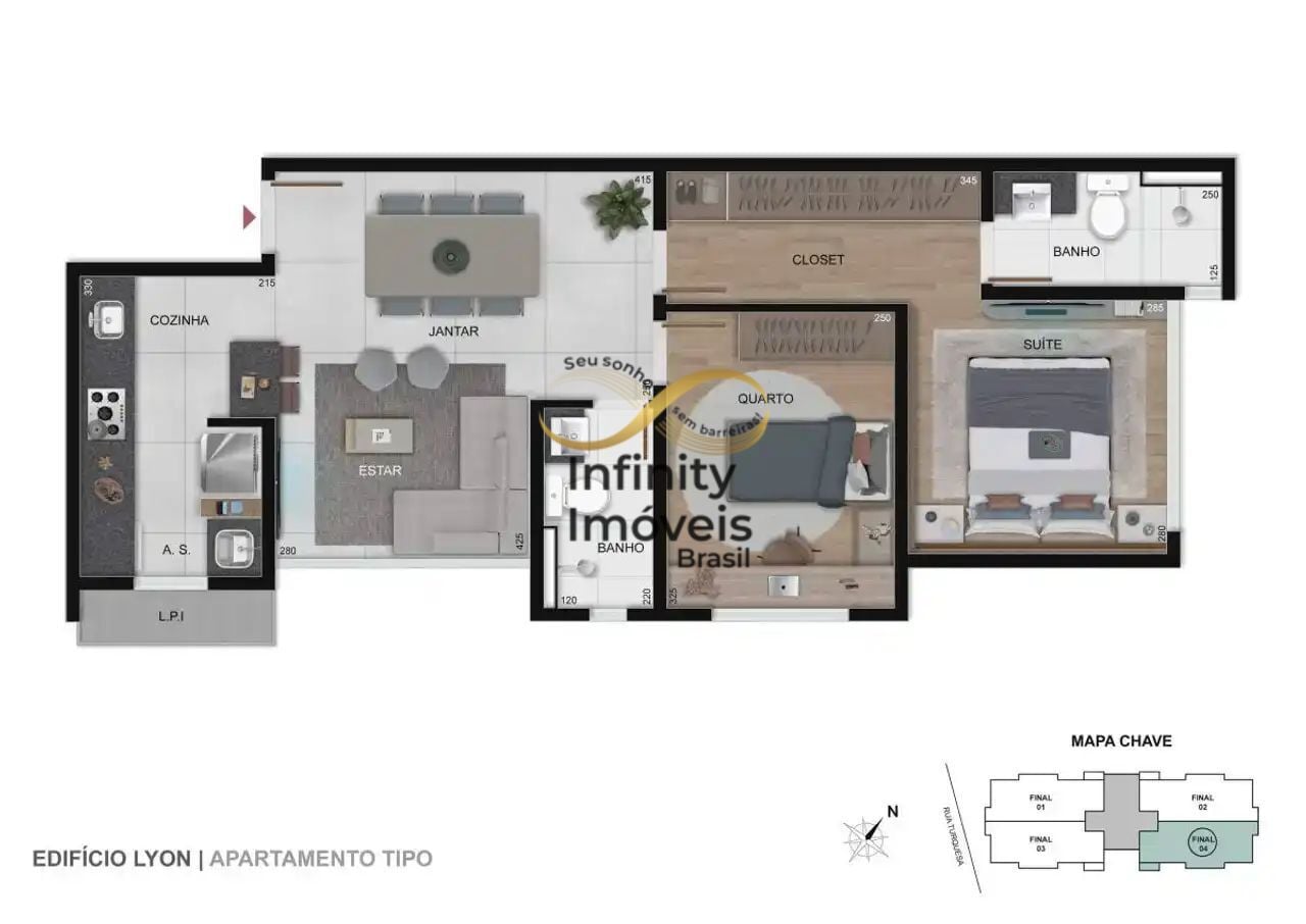 Apartamento, 2 quartos, 35 m² - Foto 15