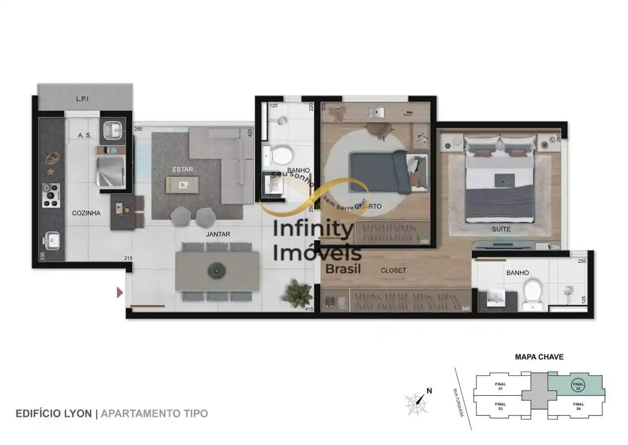 Apartamento, 2 quartos, 35 m² - Foto 27