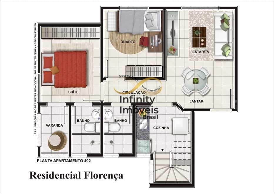 Cobertura, 2 quartos, 101 m² - Foto 31