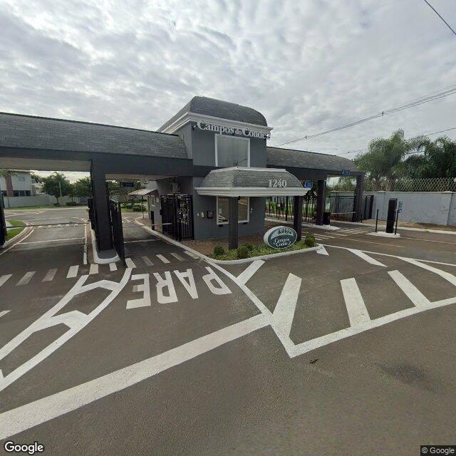 Imagem estática do "Street View" da localização