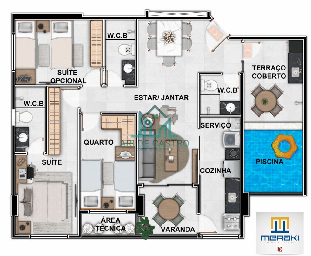 Apartamento, 2 quartos, 62 m² - Foto 41