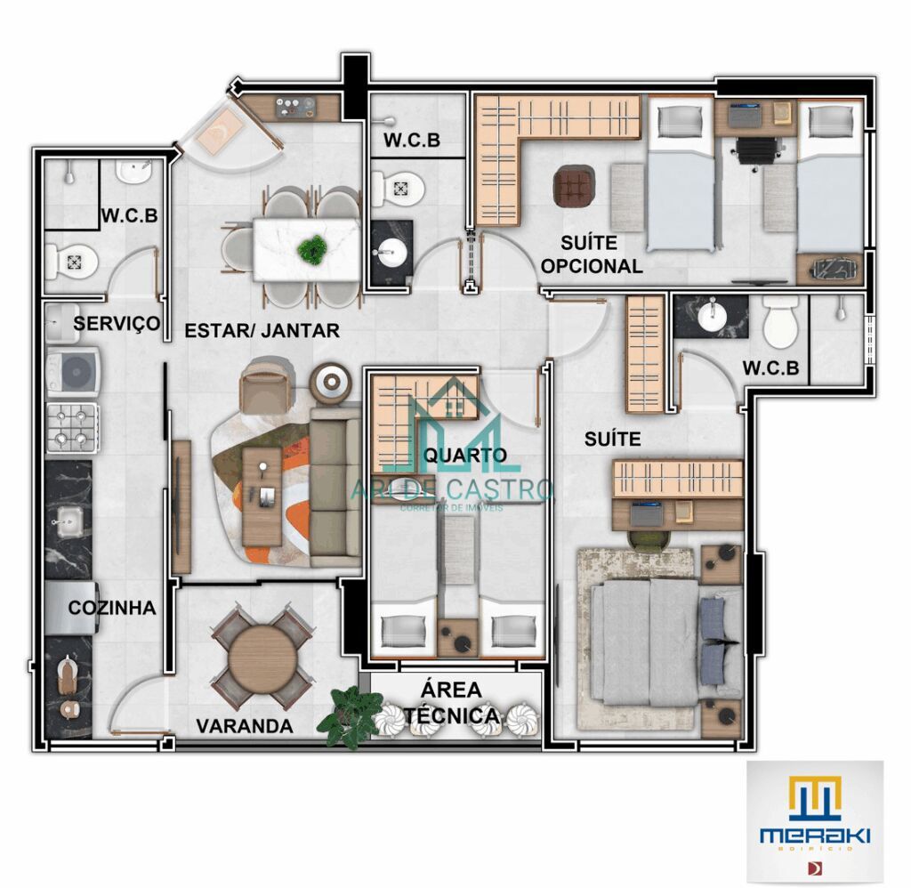 Apartamento, 2 quartos, 62 m² - Foto 48
