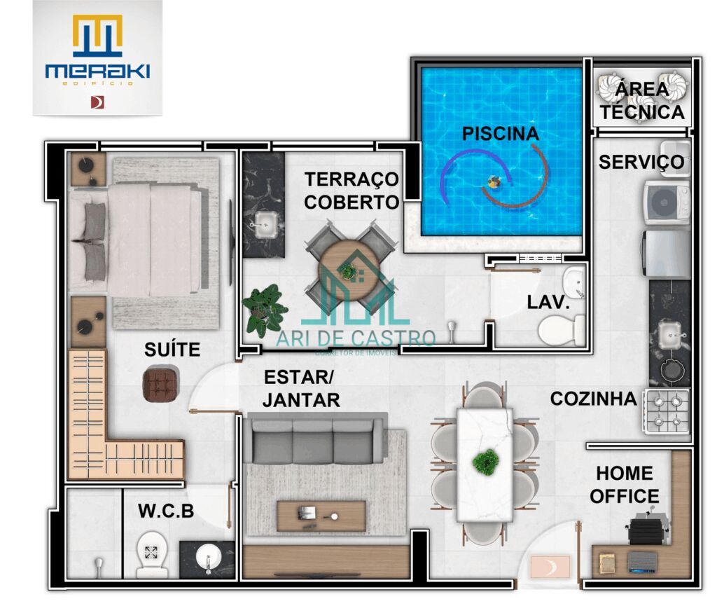 Apartamento, 2 quartos, 62 m² - Foto 37