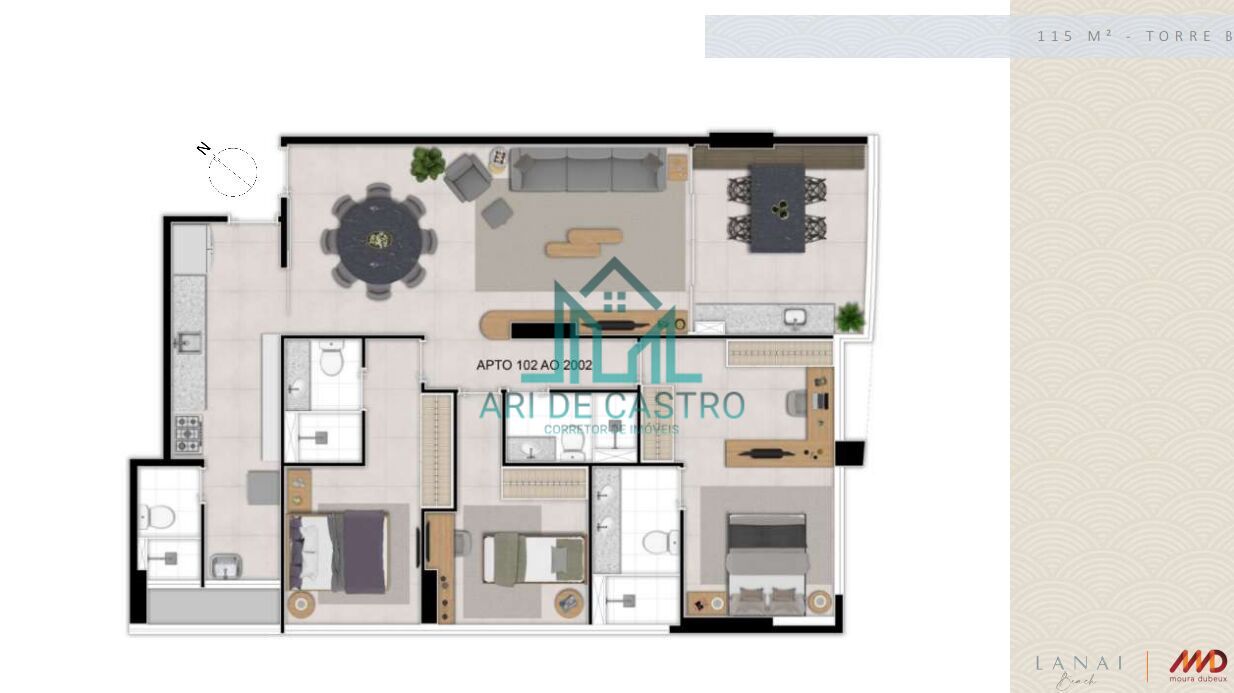 Apartamento, 3 quartos, 130 m² - Foto 36