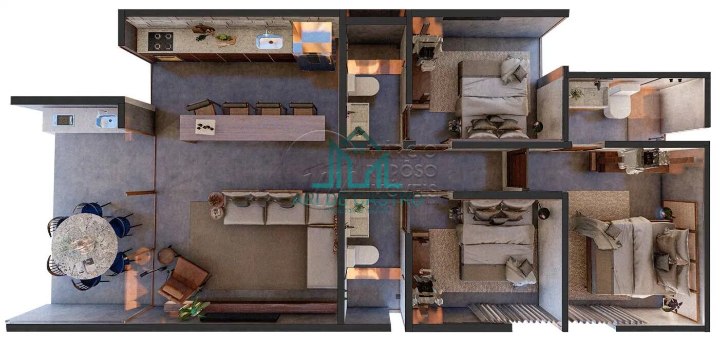 Apartamento, 2 quartos, 123 m² - Foto 7