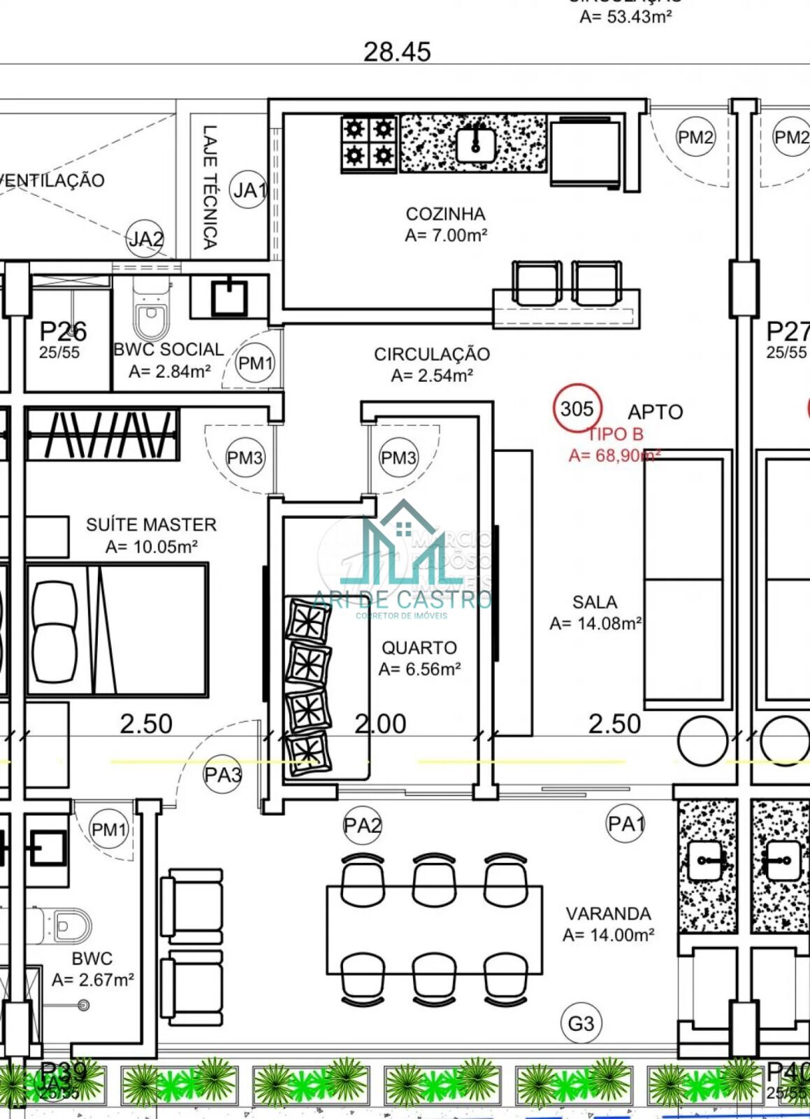 Apartamento, 2 quartos, 68 m² - Foto 9