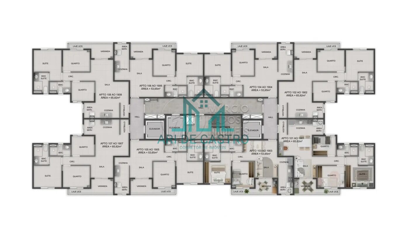 Apartamento, 3 quartos, 65 m² - Foto 7