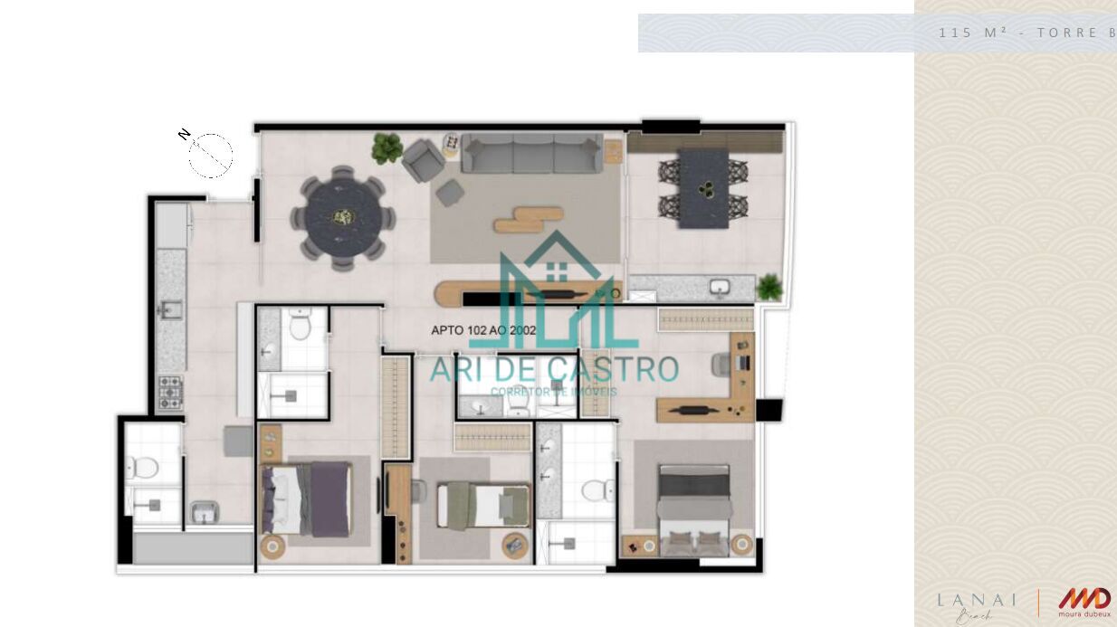 Apartamento, 3 quartos, 115 m² - Foto 36