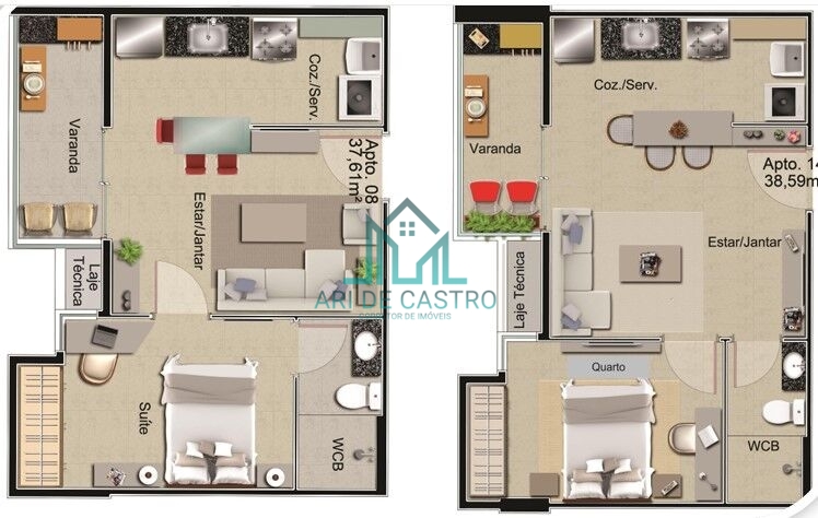 Apartamento, 2 quartos, 55 m² - Foto 15