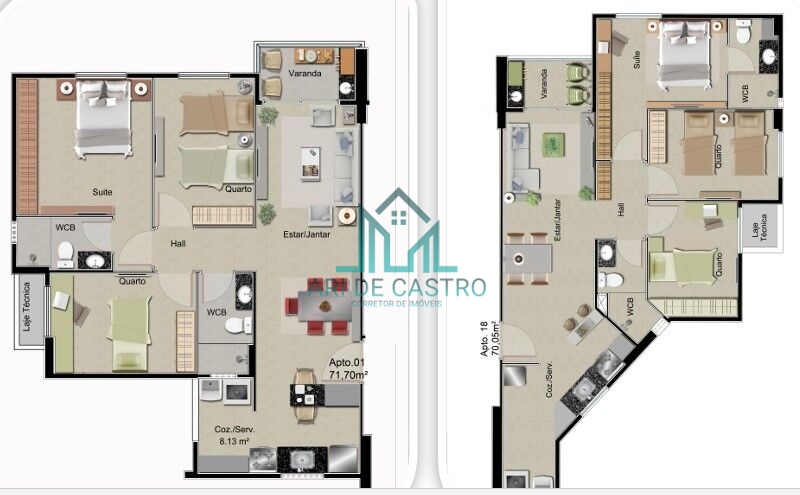 Apartamento, 2 quartos, 55 m² - Foto 12