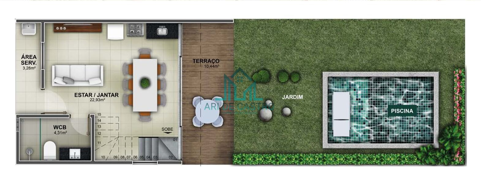Casa, 2 quartos, 93 m² - Foto 35
