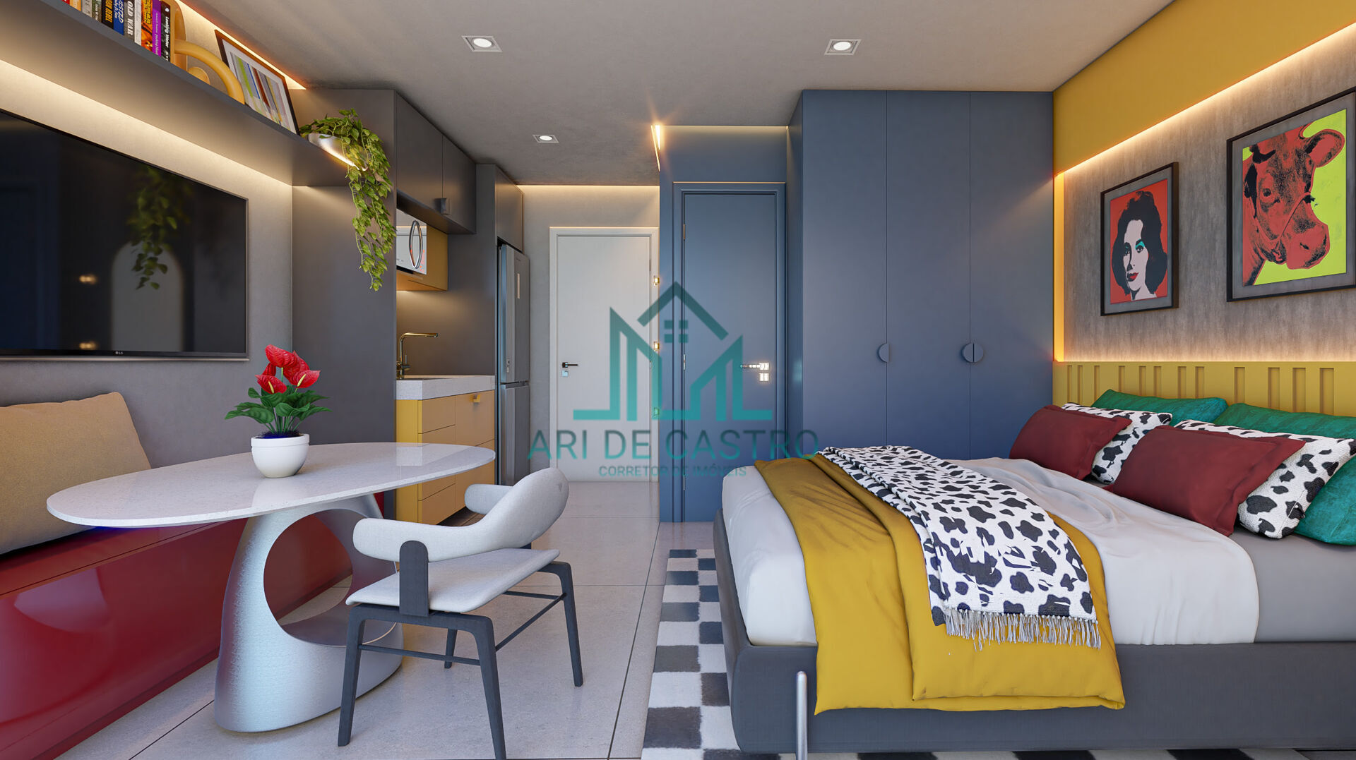 Apartamento, 1 quarto, 22 m² - Foto 3