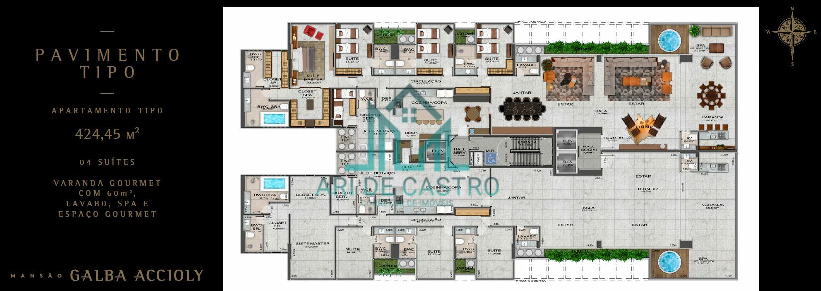 Apartamento, 4 quartos, 424 m² - Foto 51