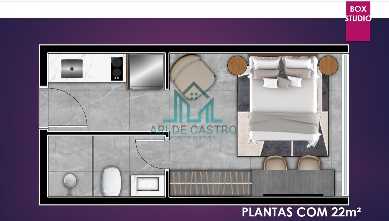 Apartamento, 1 quarto, 28 m² - Foto 34