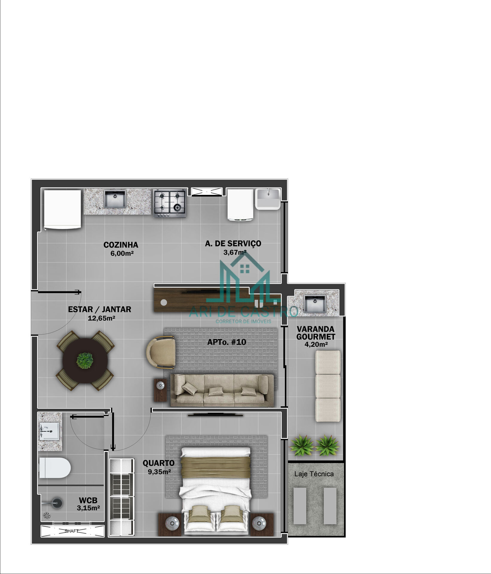 Apartamento, 2 quartos, 68 m² - Foto 17