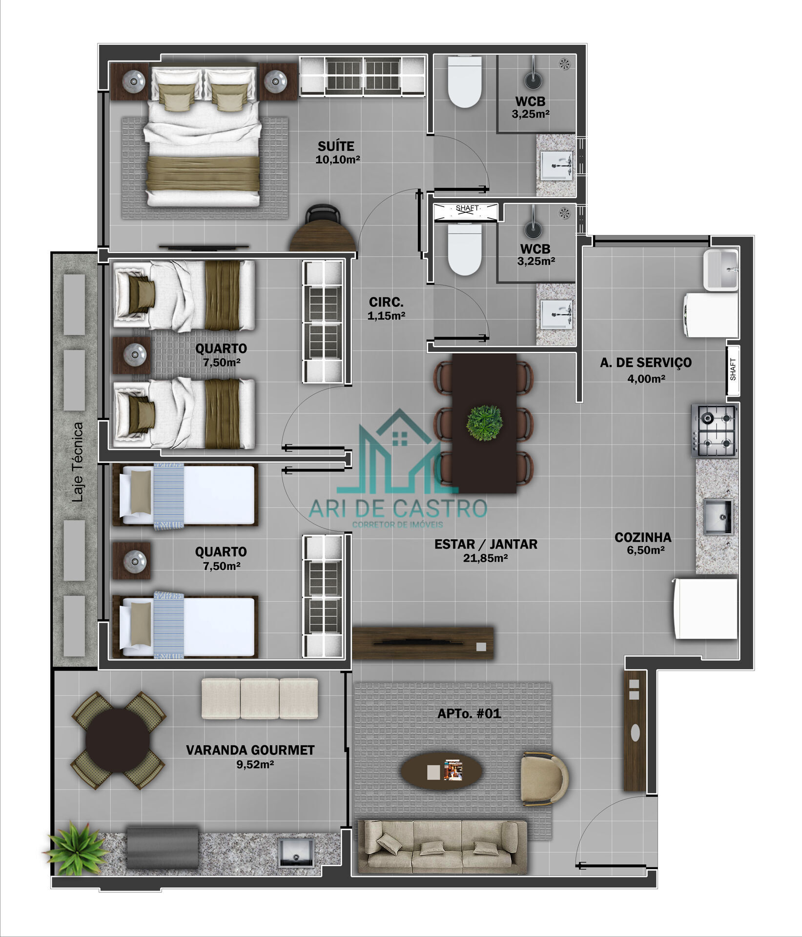 Apartamento, 2 quartos, 68 m² - Foto 20