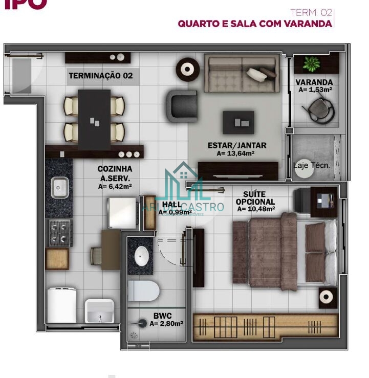 Apartamento, 1 quarto, 31 m² - Foto 22