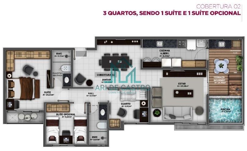 Apartamento, 1 quarto, 31 m² - Foto 27