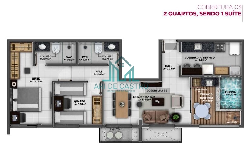 Apartamento, 1 quarto, 31 m² - Foto 28