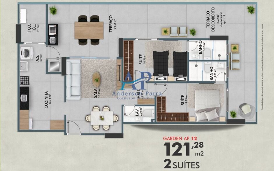 Apartamento, 2 quartos, 90 m² - Foto 21
